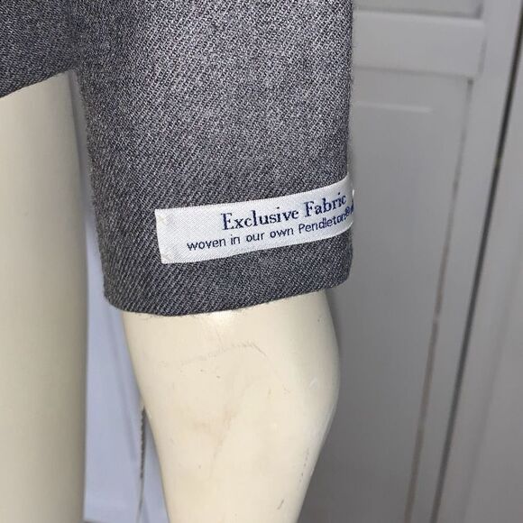 NWT Pendleton Gray Virgin Wool Button Down Blazer Women’s Size 10 - Picture 5 of 14